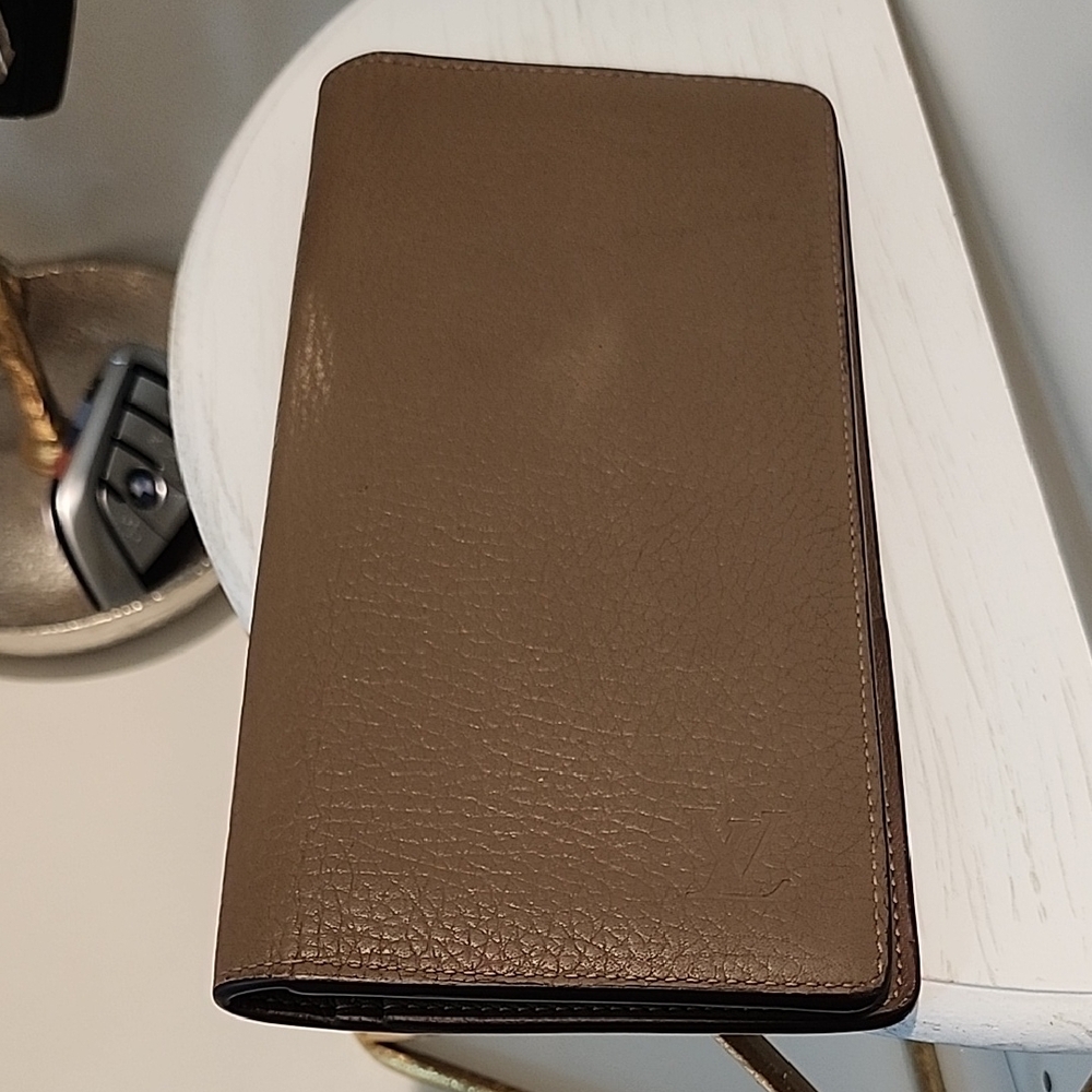 Louis Vuitton All Leather Fold Wallet